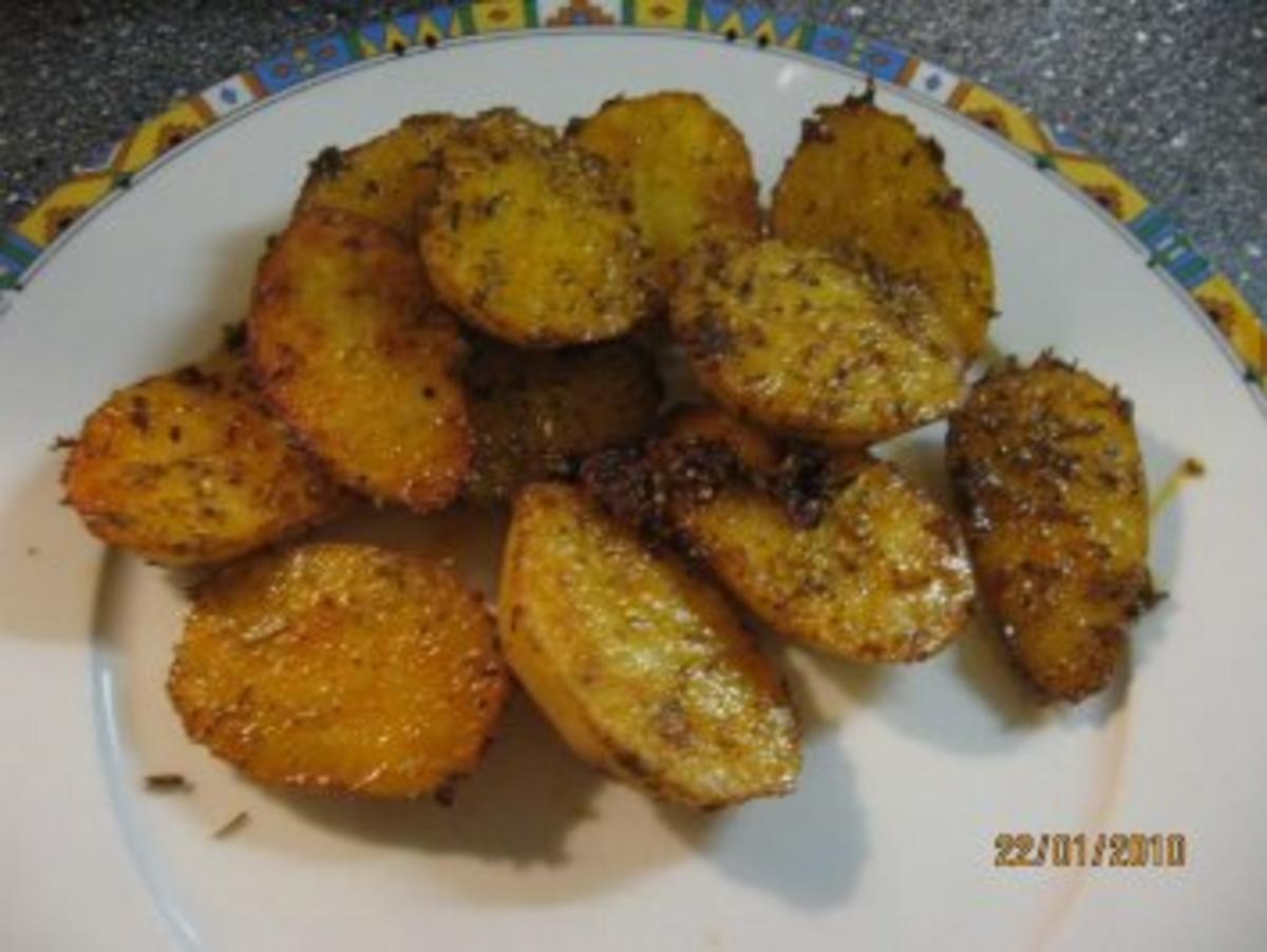 Ofen-Kartoffeln country potatoes - Rezept