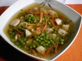 Scharfe Hühnersuppe Chinesische Art - Rezept