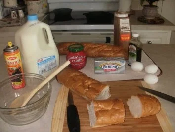 Fruehstueck -  181 Kal. Fett arm - Gefuellter French Toast -Leicht zu machen - Mit Bilder - Rezept - Bild Nr. 2