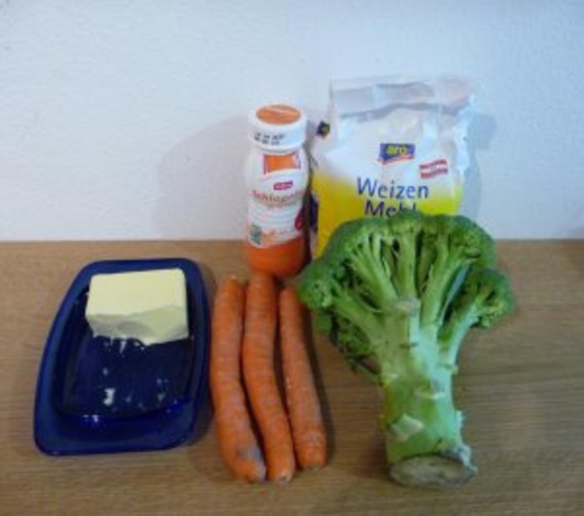 Broccoli-Möhrengemüse in Butter-Sahnesauce - Rezept - Bild Nr. 2