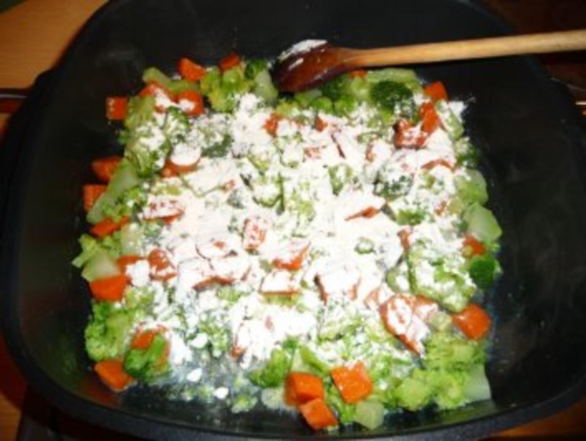 Broccoli-Möhrengemüse in Butter-Sahnesauce - Rezept - Bild Nr. 6