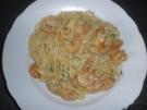 Spaghettini in Garnelen Sahnesauce - Rezept