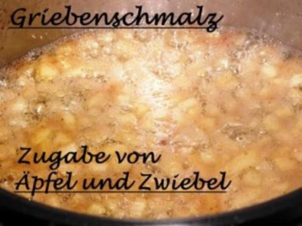 Griebenschmalz mit Äpfeln und Zwiebeln so wie es schon meine Oma ...