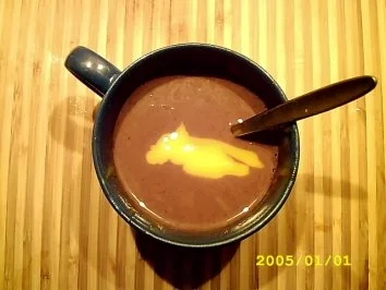 Rezept: Heißgetränk:Eierlikör Orange,Schoko & Nougat Bild Nr. 6 Heißgetränk:Eierlikör Orange,Schoko & Nougat - Rezept - Bild Nr. 6