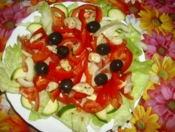 Salatteller mit  Wildroster - Rezept - Bild Nr. 2