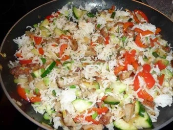 Reis-Gemüse-Restepfanne - Rezept - Bild Nr. 10