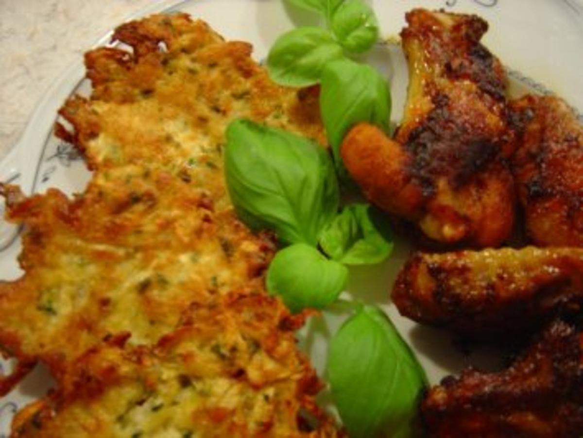 Bilder für Steckrüben-Rösti´s mit Chicken Wings - Rezept