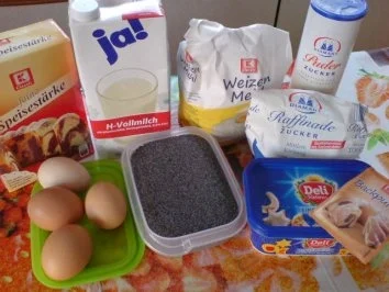 Mandarinen-Mohnbiskuit-Kuchen - Rezept - Bild Nr. 3