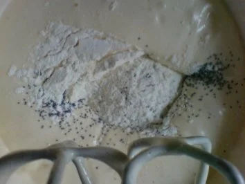 Mandarinen-Mohnbiskuit-Kuchen - Rezept - Bild Nr. 8