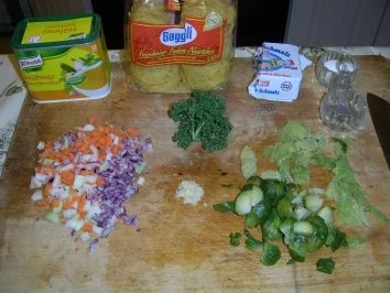 Rosenkohl - Fadennudelsuppe - Rezept - Bild Nr. 3