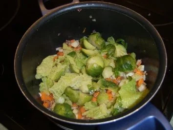 Rosenkohl - Fadennudelsuppe - Rezept - Bild Nr. 5