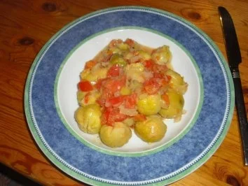 Rezept: Rosenkohl aus der Tajine Bild Nr. 4 Rosenkohl aus der Tajine - Rezept - Bild Nr. 4