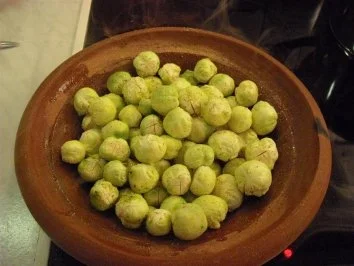 Rezept: Rosenkohl aus der Tajine Bild Nr. 2 Rosenkohl aus der Tajine - Rezept - Bild Nr. 2