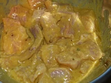 Rezept: Welsfilet mit Reisnudeln und Gemüse Bild Nr. 3 Welsfilet mit Reisnudeln und Gemüse - Rezept - Bild Nr. 3