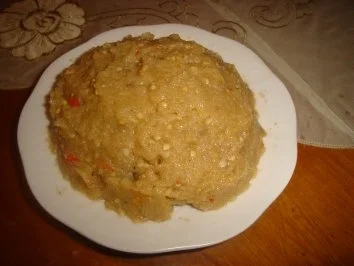 Rezept: AUBERGINENSALAT ( MELITZANOSALATA ) AUBERGINENSALAT ( MELITZANOSALATA ) - Rezept