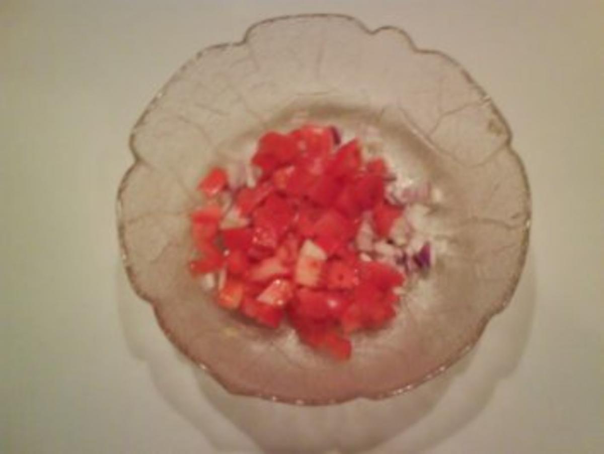 Abendbrot: Petersilienquark mit Ei und Tomate auf Baguette - Rezept - Bild Nr. 3