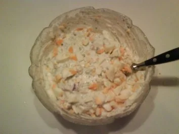 Abendbrot: Petersilienquark mit Ei und Tomate auf Baguette - Rezept - Bild Nr. 5