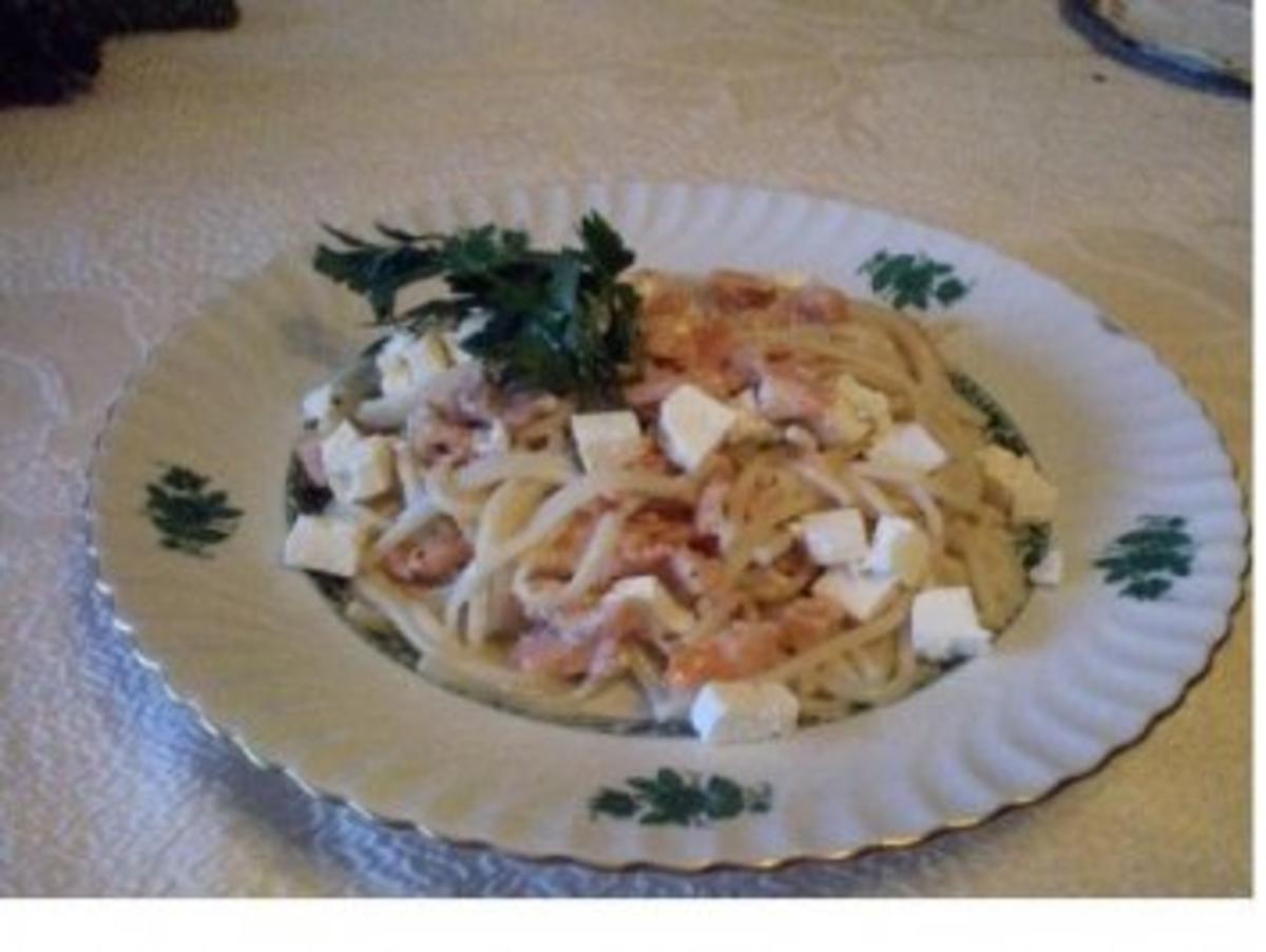 Spaghetti mit Räucherlachs - Rezept mit Bild - kochbar.de