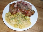 Fasan auf Sauerkraut - Rezept
