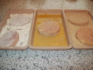 Schinkenwurst paniert - Rezept - Bild Nr. 2