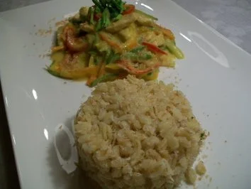 Curryallerlei zu Kokos-Zartweizen - Rezept - Bild Nr. 2