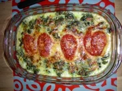 Spinatgratin mit Tomaten und Schinken - Rezept