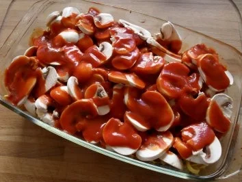 Rezept: Gyros überbacken Bild Nr. 5 Gyros überbacken - Rezept - Bild Nr. 5