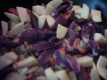 Gemüsepfanne mit Schlagsahne - Rezept - Bild Nr. 5