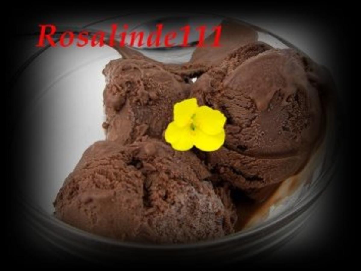 Cremiges Schokoladen-Eis - Rezept