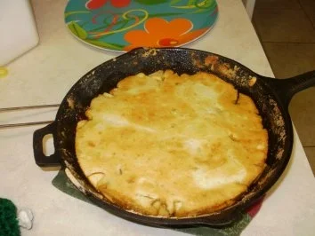 Pfannkuchen - Apfel und Cranberries - ein grosser Pfannkuchen-gebacken im Ofen - 163 Kal. fettarm Mit Bildern - Rezept - Bild Nr. 5