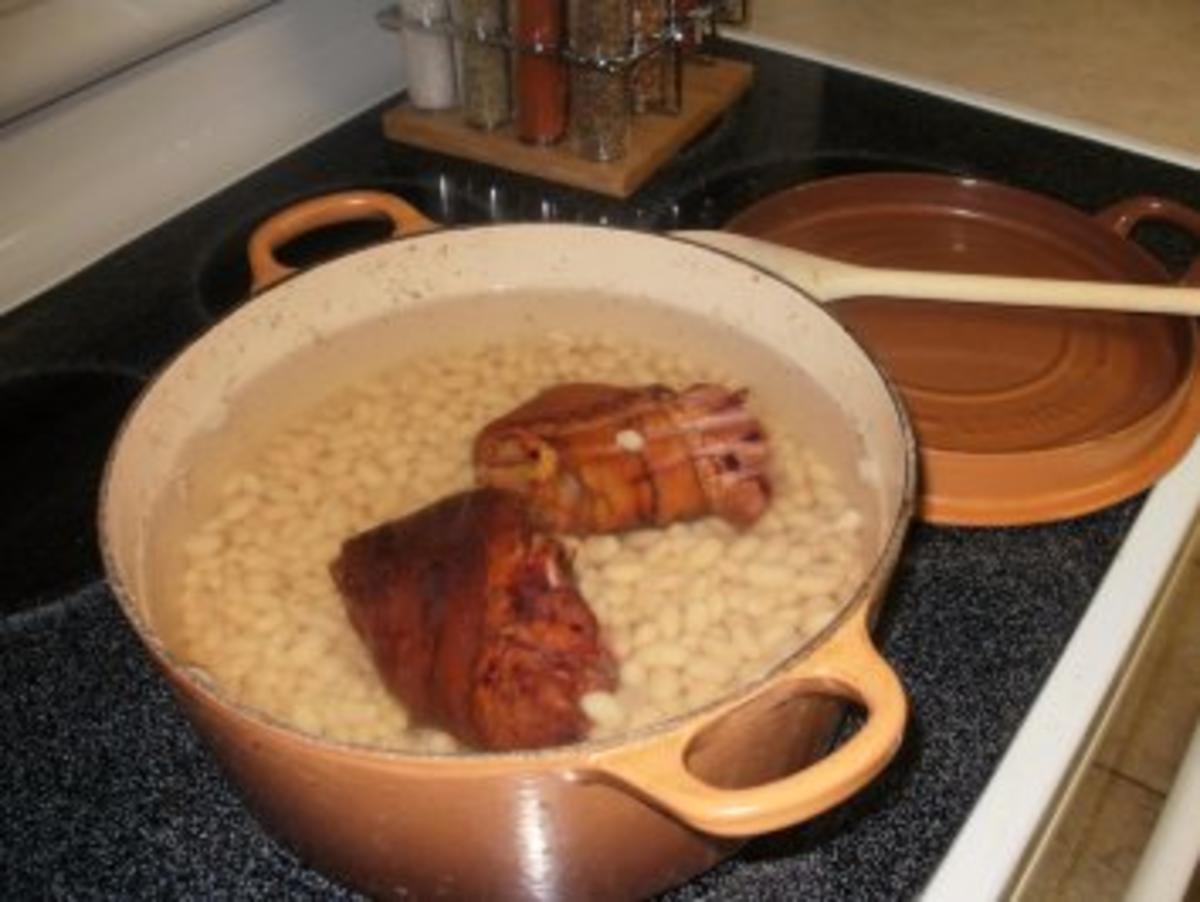 Bohnen mit Pfirsiche - gebacken   200 Kal und fettarm - Das geht gut mit Fisch oder Grilled Huhn - Rezept - Bild Nr. 4