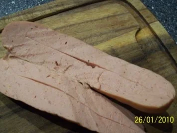 Rezept: kleiner Snack - Bockwurst schön deftig Bild Nr. 2 kleiner Snack - Bockwurst schön deftig - Rezept - Bild Nr. 2