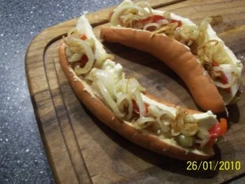 Rezept: kleiner Snack - Bockwurst schön deftig Bild Nr. 9 kleiner Snack - Bockwurst schön deftig - Rezept - Bild Nr. 9