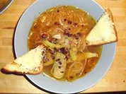 Abgschmelzte Maultaschensuppe - Rezept
