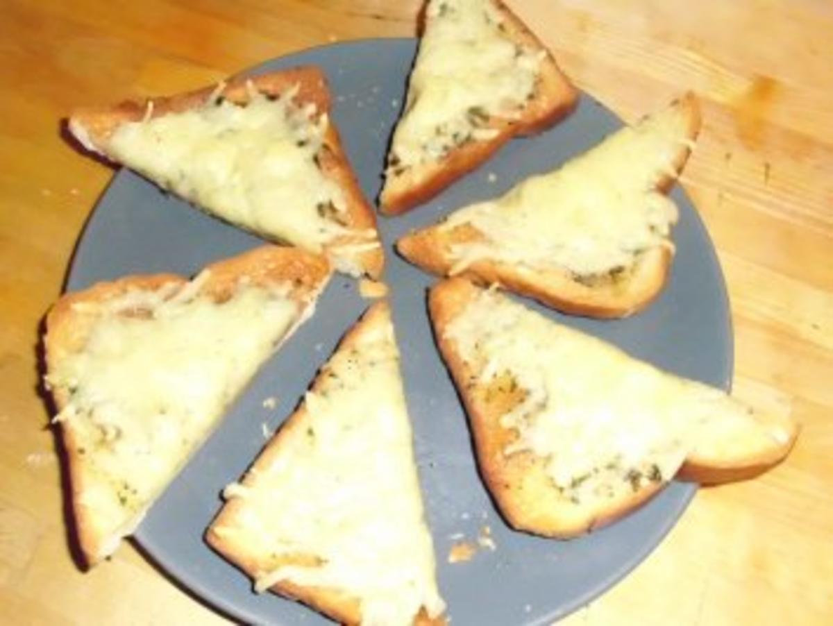 Pecorino-Knoblauchtoast - Rezept