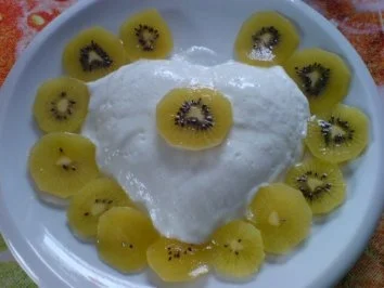 Flammendes Herz - Quarkgelee mit Kiwis - Rezept - Bild Nr. 15