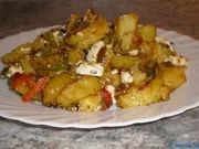 Bratkartoffeln griechische Art - Rezept