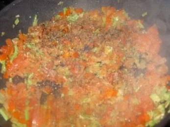 Rezept: Gemüse-Hackfleisch-Teigtaschen Bild Nr. 5 Gemüse-Hackfleisch-Teigtaschen - Rezept - Bild Nr. 5