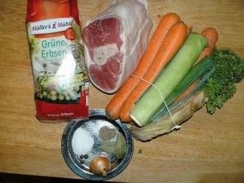 Erbsensuppe mit Eisbein - Rezept - Bild Nr. 2