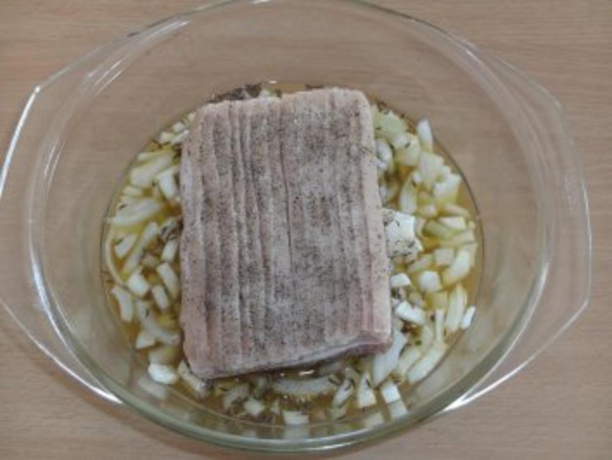 Bilder für Fleisch: Schweinebauch gebraten - Rezept