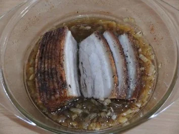 Fleisch: Schweinebauch gebraten - Rezept - Bild Nr. 2