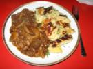 Herzragout m.Steinpilzen - Rezept