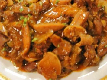 Rezept: Herzragout m.Steinpilzen Bild Nr. 8 Herzragout m.Steinpilzen - Rezept - Bild Nr. 8