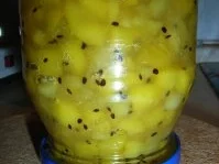 Rezept: Mango-Konfitüre mit Kiwi und Limette Mango-Konfitüre mit Kiwi und Limette - Rezept