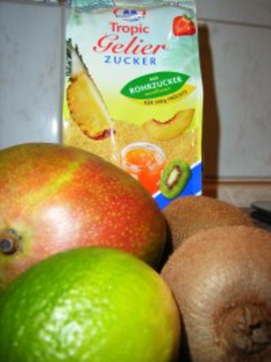 Mango-Konfitüre mit Kiwi und Limette - Rezept - Bild Nr. 2