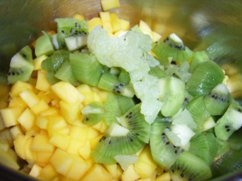 Mango-Konfitüre mit Kiwi und Limette - Rezept - kochbar.de