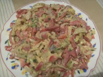 Paprika-Eisbergsalat - Rezept