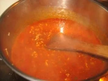 Fleisch: Ketchup Flaschen - Bolognese - Rezept - Bild Nr. 2