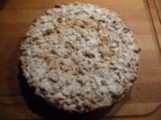 Käse-Pflaumen-Streusel Kuchen - Rezept