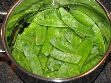 scharfe Zuckerschoten - Rezept